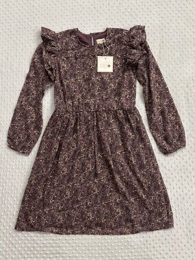 Creamie Floral Ruffle Dress (Y-14)